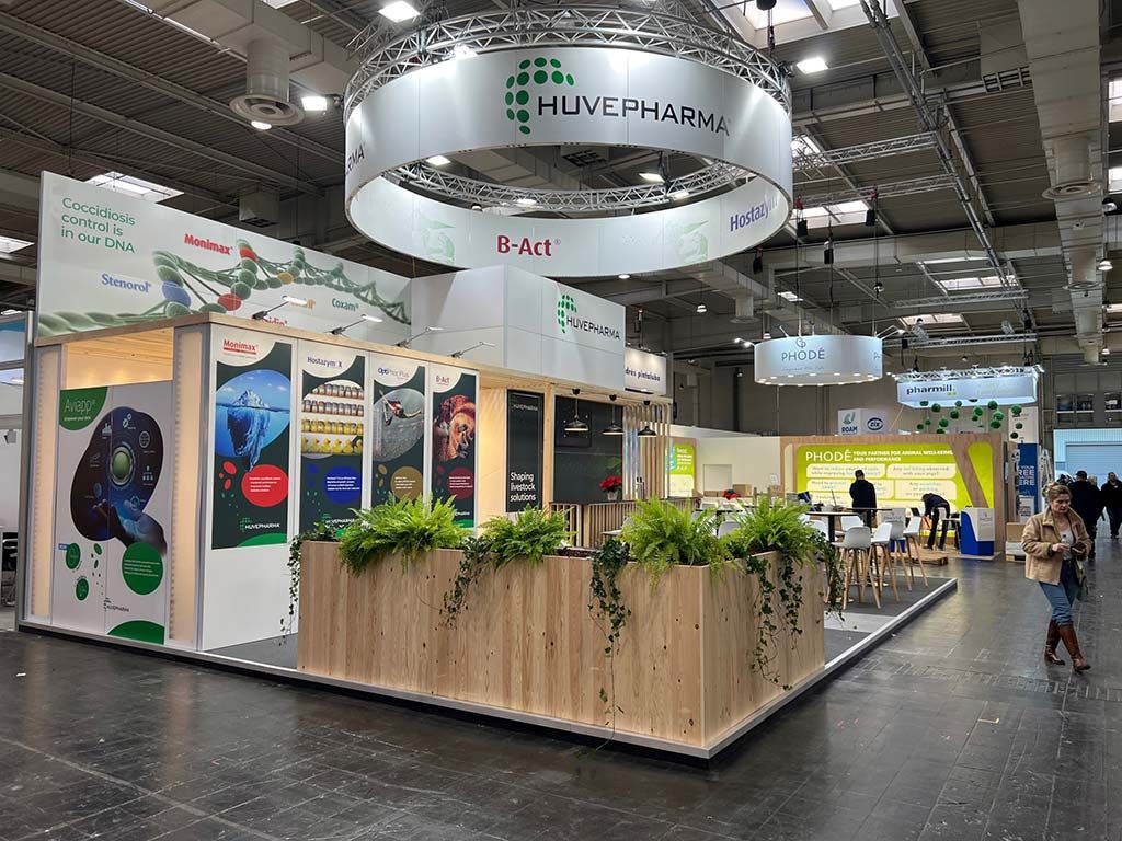 Stand for Huvepharma at EuroTier Hannover - com2com